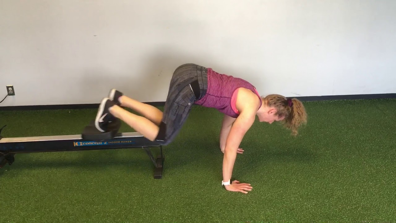 Knee tuck Concept2 YouTube