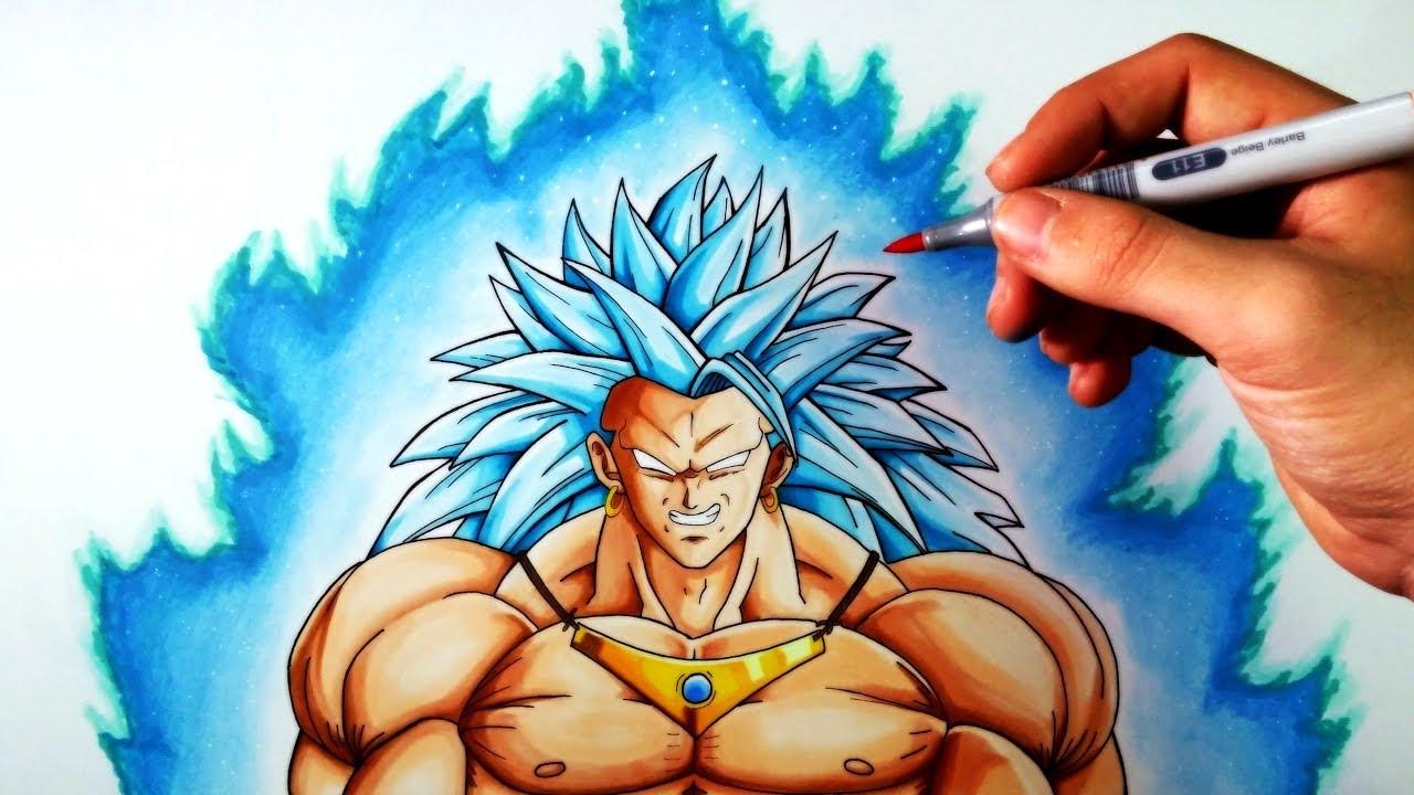 broly ssj3 drawing