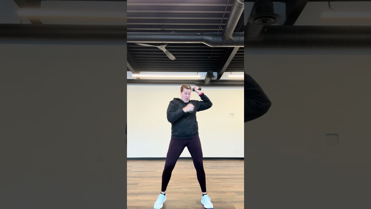 Dance Toning! “Macarena” with 2lbs dumbbells. Dance fitness with Mercedes