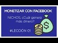 Facebook Creator - Clase 1 // Eligiendo Nichos