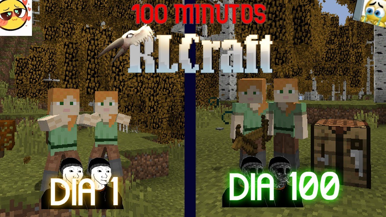100 MINUTOS DE RLCRAFT - Minecraft com mods