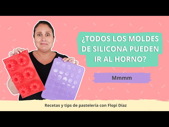 Los moldes de silicona pueden ir al horno? 