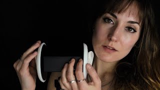 : Soft, Slow & Breathy Whispers  ASMR ~ 3dio Anticipatory Ear Attention