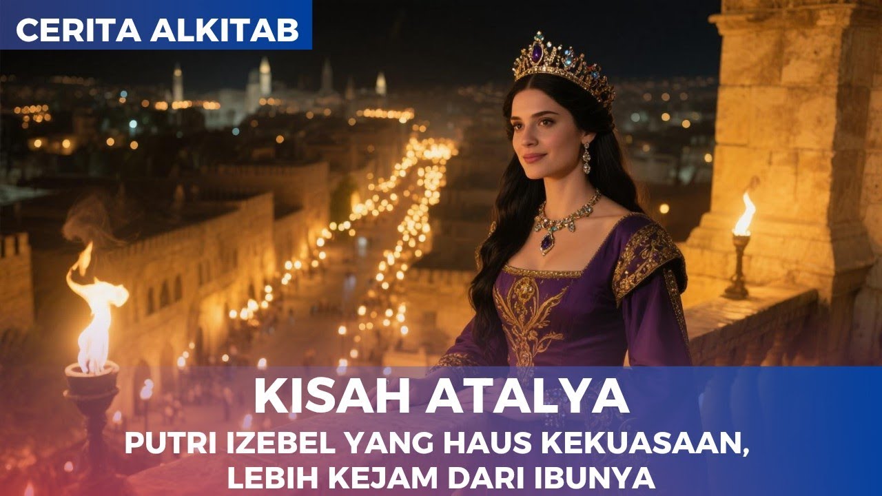 Cerita Alkitab : Kisah Atalya : Putri Izebel yang haus kekuasaan, lebih kejam dari ibunya