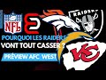 Nfl pourquoi les raiders vont tout casser  prview afc west