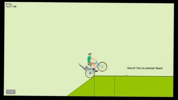 Completing Happy Wheels Obstacle Course