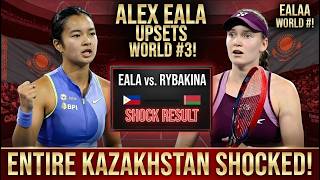 Download Lagu KAZAKHSTAN IN SHOCK! Alex Eala Challenges World No.3 Elena Rybakina — Tennis World STUNNED! MP3