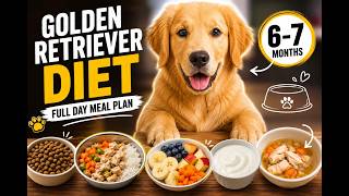 Golden Retriever Food Chart | What My 6-7 Month Golden Retriever Eats Daily