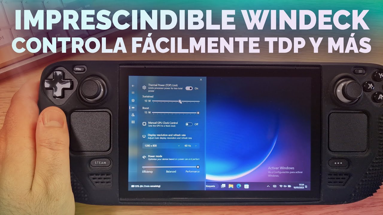 IMPRESCINDIBLE Controla fácilmente el TDP y más con Handheld Companion