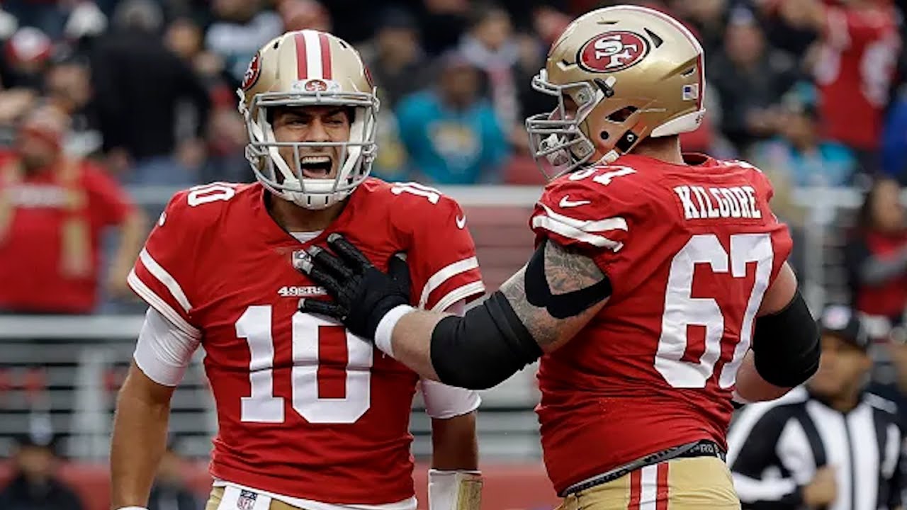 Jimmy Garoppolo logs 1st career NFL TD rush on Christmas Eve | December 24, 2017 | 49ers vs. Jaguars