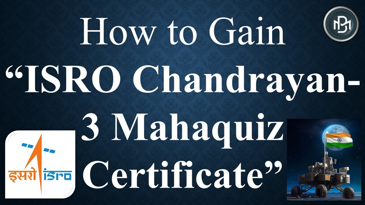 How to Gain ISRO Chandrayaan-3 Mahaquiz Certificate Free Certificate |