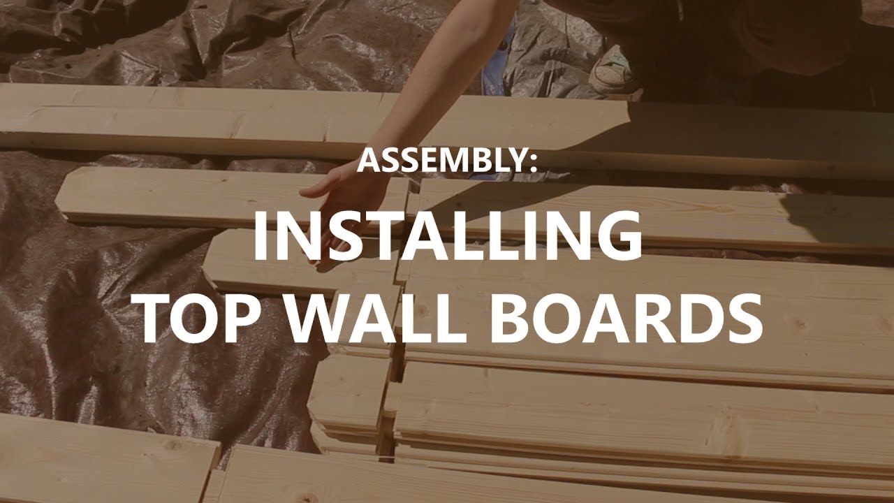 Assembly Top Wall Board Installation SolidBuild YouTube