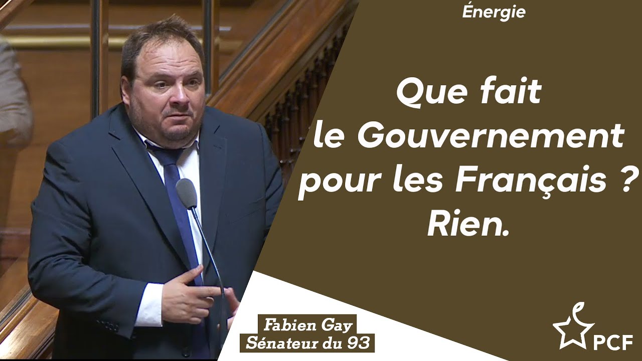 #&Eacute;nergie Que fait le Gouvernement pour les Fran&ccedil;ais ? Rien.