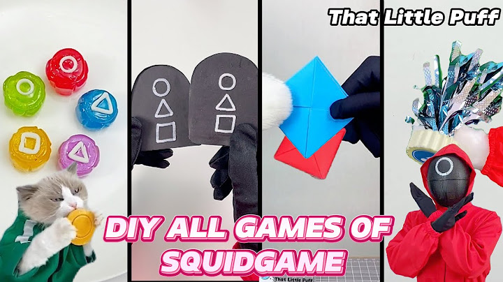 DIY all games of Squid Game 🦑| That Little Puff