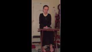 Susan B. Anthony in 5th grade Living Biography