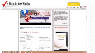 How to Open a Link In a New Window in Google Chrome