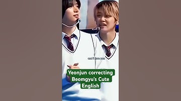 Cute  Beomgyu’s English  with Yeonjun as his teacher #txt  #yeonjun  #beomgyu #kpop #foryou