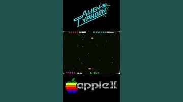 ALIEN TYPHOON (Broderbund Software - 1981 - Apple II) #appleii