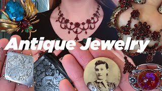 Antique Jewelry birthday haul- Bohemian Garnets, Art Deco, Victorian &amp; more!!