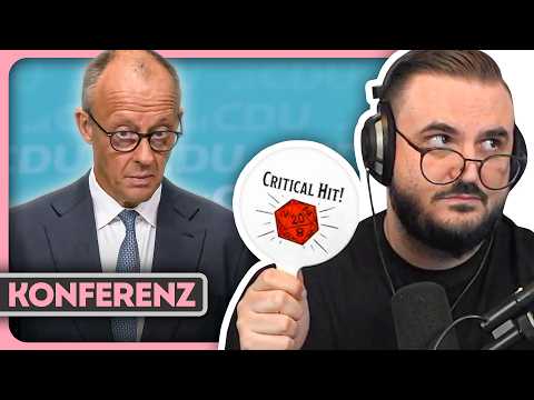 Merz stellt sich Pressekonferenz nach Sachsen-Anhalt Wahlen