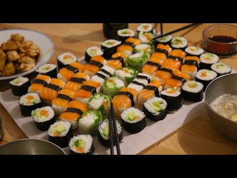 sushi-maison---soirée-recettes-et-cuisine-japonaise-|-#sushi-#hikarimiso-#kikkoman