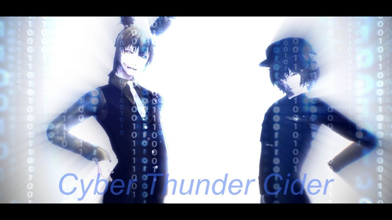 MMDxFNAF ~ Cyber Thunder Cider ~  SpringTrap & Purple Guy