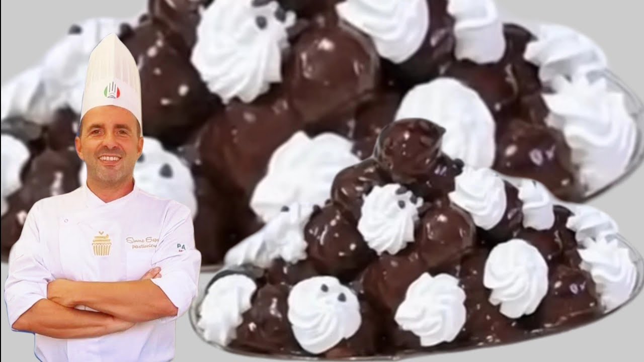 PROFITTEROLES FATTI IN casa .Ricetta spettacolare facile per tutti.