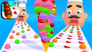 Stacky Ice Cream Runner - Gameplay Walkthrough - All Levels (IOS, Android) #1 screenshot 4