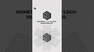 Isometric T + E + M Logo Design Process in Adobe Illustrator | Illustrator Tutorial #logodesign