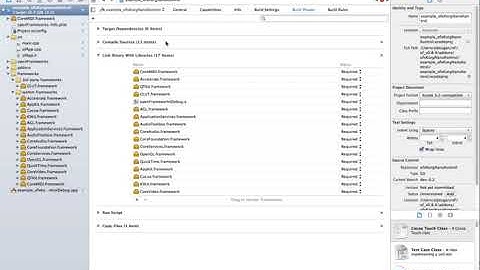 How to add System Framework to existing openFrameworks project on XCode