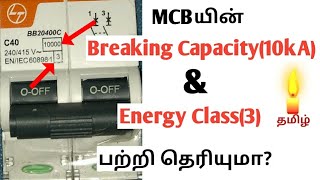 MCB Breaking Capacity(kA) & Energy Class(3)