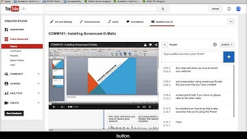 Automatic Closed Captions on YouTube Videos
