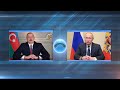 Ильхам Алиев и Владимир Путин обсудили выполнение Совместного заявления по Нагорному Карабаху