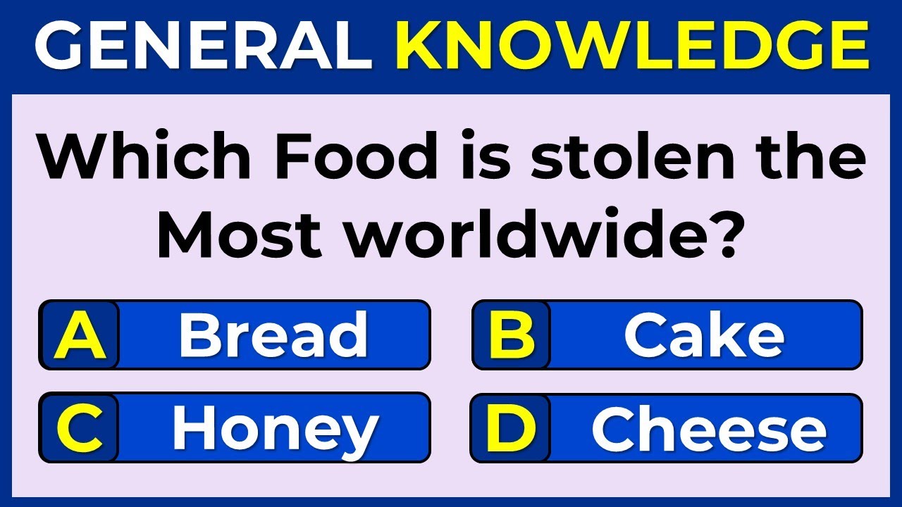 Only 10% Of People Can Score 25/25 on This General Knowledge Quiz!