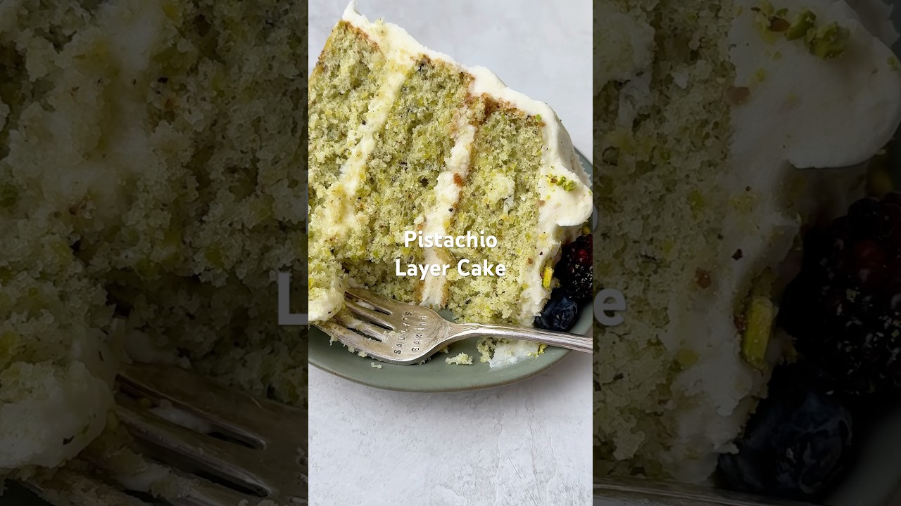 Pistachio Cake 💚