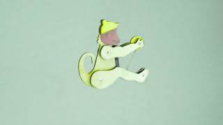 Wooden Monkey Toy | Rope Swing | Climbing Monkey | Wooden Toy