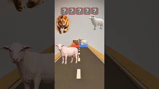 Sheep Vs Lion WHO WINS #shorts #roblox #challenge
