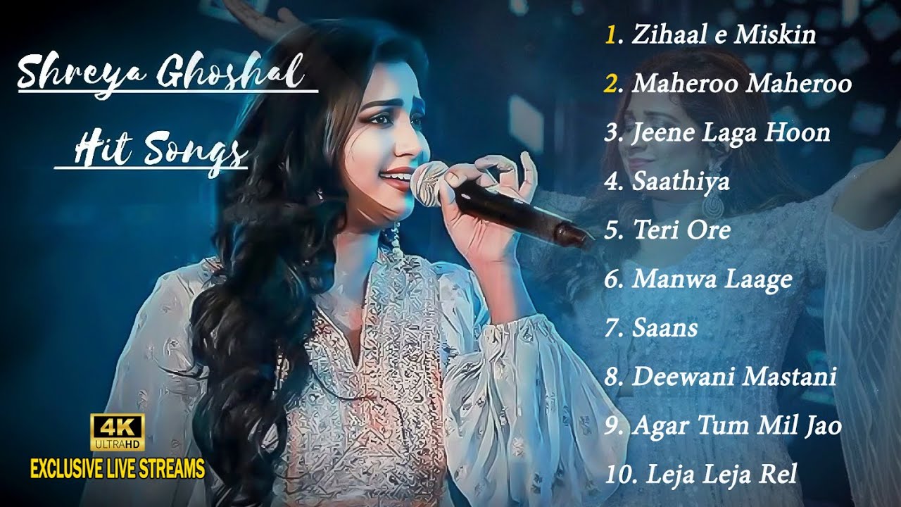 Best Songs of Shreya Ghoshal  Shreya Ghoshal Latest Bollywood Songs  Shreya