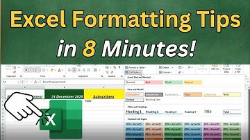 Excel Formatting Basics: Fonts, Colours & Cell Styles Made Easy