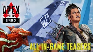 Apex Legends | All Season 12 In-Game Teasers (Defiance, Mad Maggie, and Olympus)