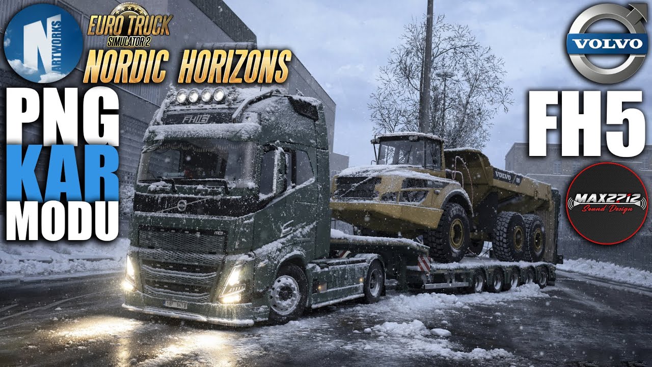 EN GERÇEKÇİ KAR MODU !! FH5 GERÇEK MOTOR SESİ İLE YOLLARA DEVAM | ETS2 NORDIC HORIZONS #16 !!