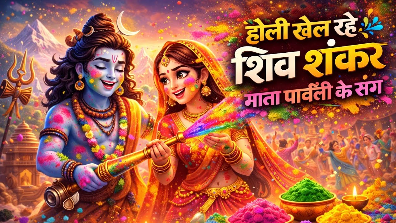 होली खेल रहे शिवशंकर माता पार्वती के संग। Holi Khel Rahe Shivshanker Mata Parvati Ke Sang #holi_mix 