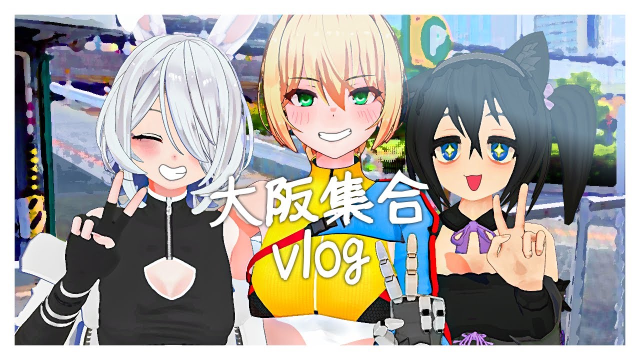 【初対面】VTuber始めて3年、初めてリアルで会います【関西旅vlog】