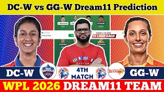 DC-W vs GG-W Dream11 Prediction|DC-W vs GG-W Dream11|DC-W vs GG-W Dream11 Team| screenshot 1