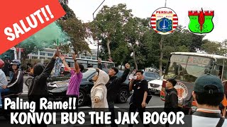 Konvoi Bus The Jak Dari Bogor Paling Rame!! | Persija Vs Persita Tangerang