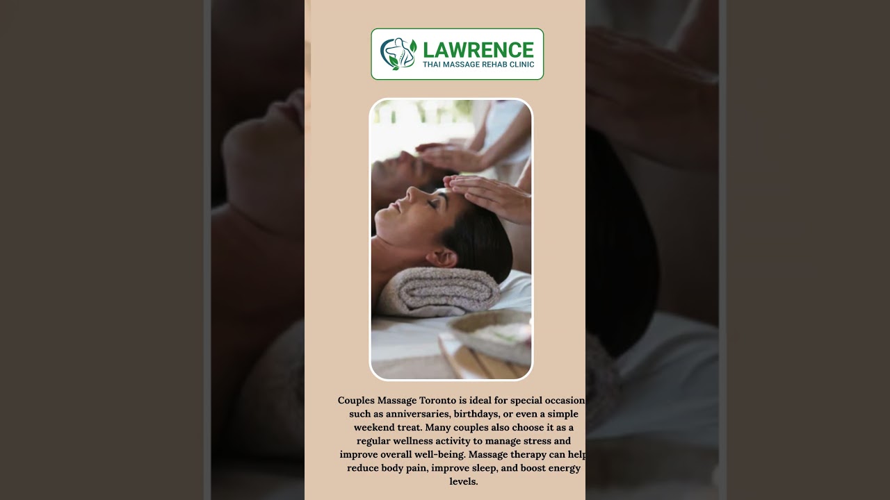 Couples Massage Toronto for Relaxation, Comfort, and Connection