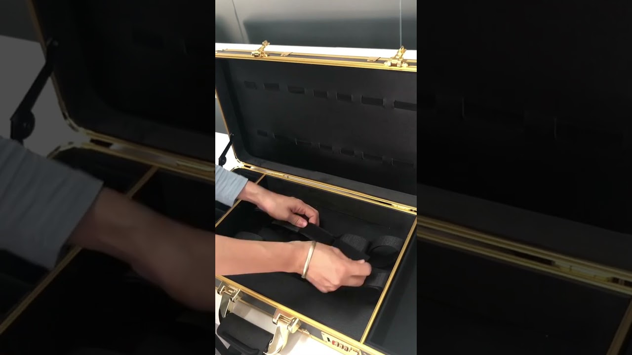 Professional barber tool case barber travel briefcase clipper case for hair stylist