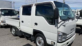 Isuzu ELF Double Cabin Flat Bed Truck | Made in Japan