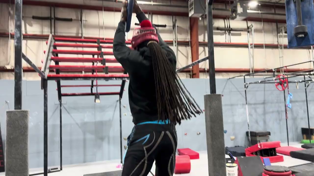 Course Work to Devil Stairs🎲 #americanninjawarrior #ninjawarrior #gymnastics #fitness #fitover40