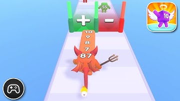 Level Up Numbers - Gameplay Walkthrough Part 1 - Basic Game To Play (iOS, Android) #shorts
